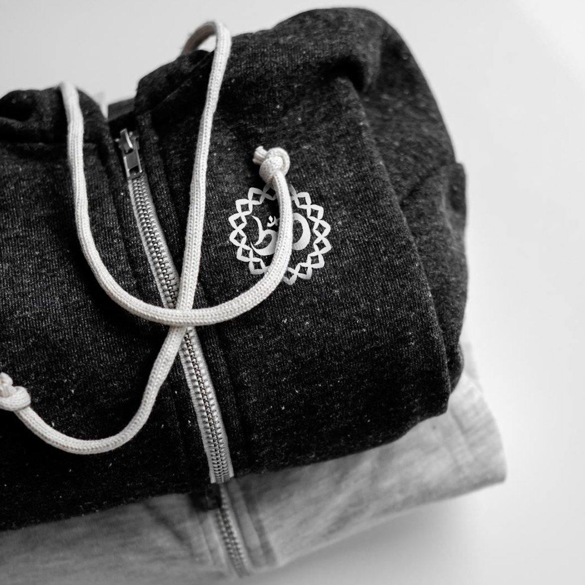 Women's Namaste True Recycled Fleece Zip Hoodie – Breathe in Detroit