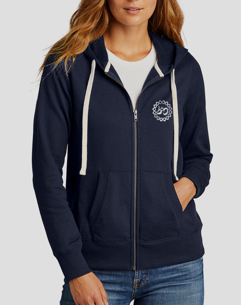 Women's Made Of Stars True Recycled Fleece Zip Hoodie – Breathe in