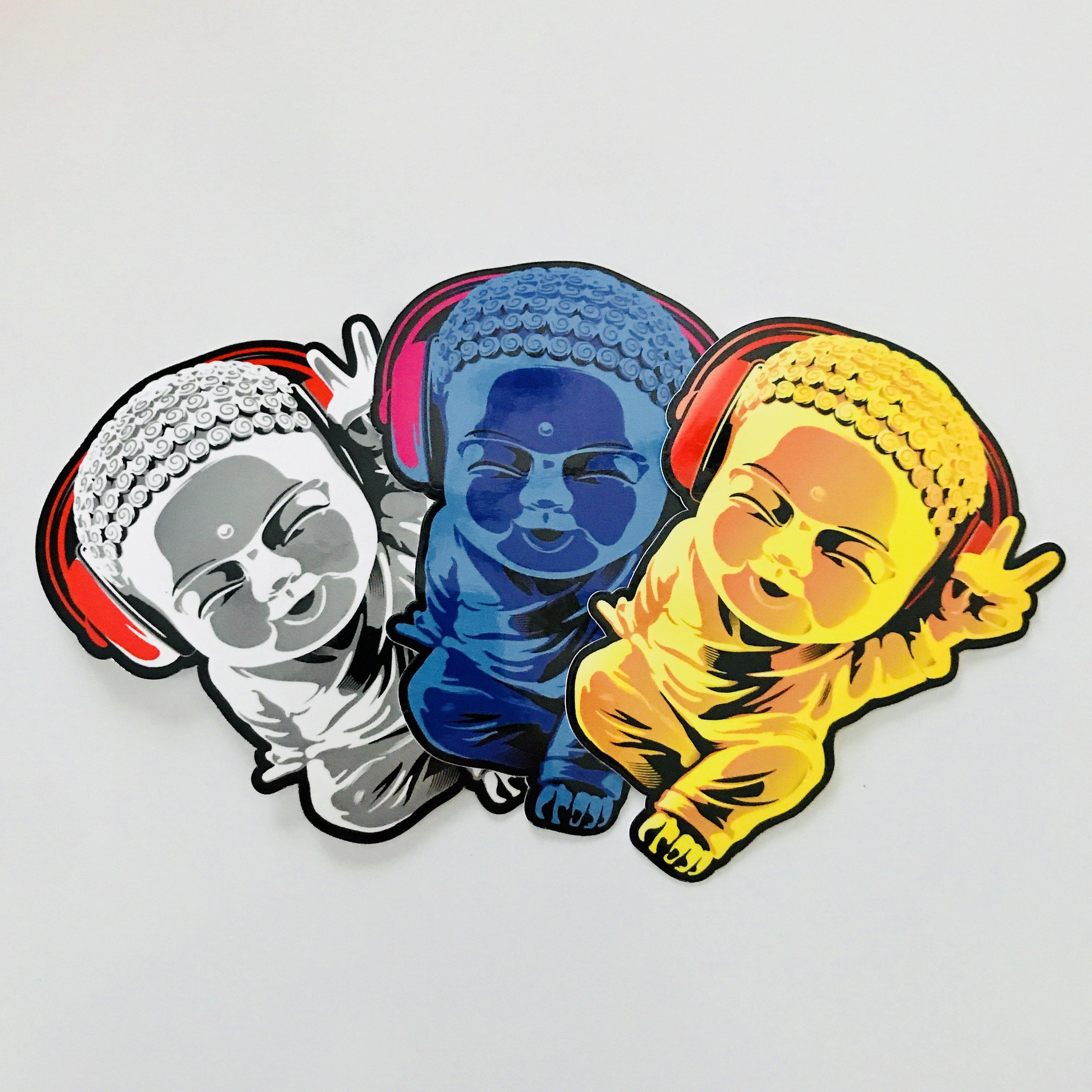 Little Buddha Stickers and Sticker Packs – Breathe in Detroit