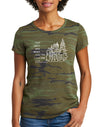 Women's You Only See What You're Looking For Eco Jersey Tee - Breathe in Detroit