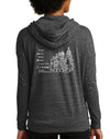 Women's You Only See What You're Looking For Eco Jersey Full Zip Hoodie - Breathe in Detroit