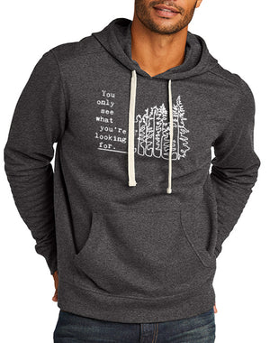 Unisex You Only See What You're Looking For True Recycled Pullover Hoodie - Breathe in Detroit