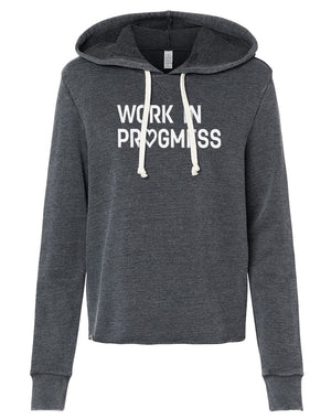 Women's Work In Progmess French Terry Pullover Hoodie - Breathe in Detroit