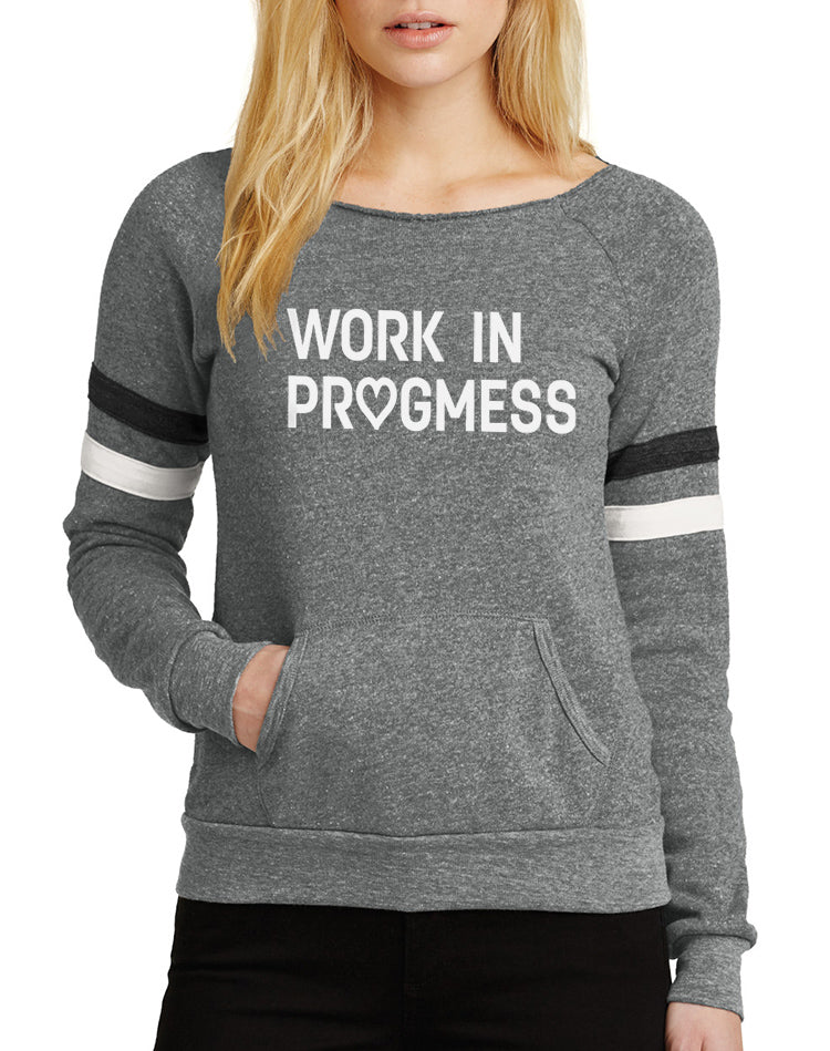Women's Work in Progmess Maniac Sweatshirt - Breathe in Detroit