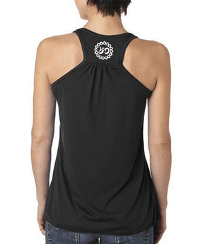 Women's You Are Here Flow Tank - Breathe in Detroit