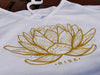 Women's Rising Lotus Gold Shimmer Strappy Tank - Breathe in Detroit