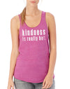 Women's Kindness Is Really Hot Eco Fly Tank - Breathe in Detroit