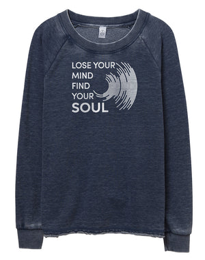 Women's Lose Your Mind French Terry Pullover Sweatshirt - Breathe in Detroit