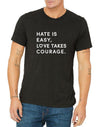 Unisex Love Takes Courage Triblend Tee - Breathe in Detroit
