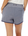 Women's French Terry Vintage Track Shorts - Breathe in Detroit