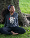 Women's Little Buddha Eco-Jersey Pullover Hoodie - Breathe in Detroit
