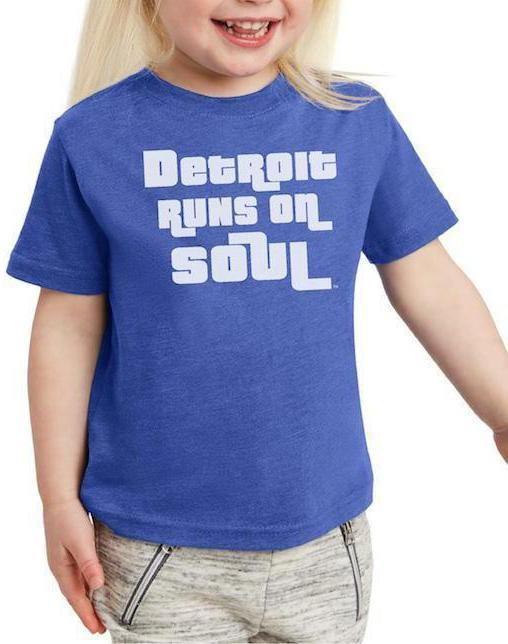 Toddler Detroit Runs on Soul Tee - Breathe in Detroit