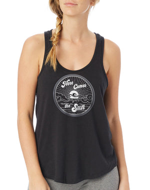 Women's Here Comes The Sun Vintage Eco Tank - Breathe in Detroit