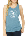 Women's Here Comes The Sun Muscle Tank - Breathe in Detroit