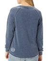 Women's Easy Tiger Loved-In French Terry Pullover - Breathe in Detroit