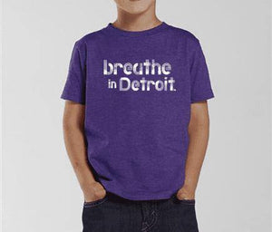 Breathe in Detroit Kids Vintage Tees - Multiple Colors - Breathe in Detroit