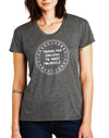 Women's Travel Far Enough To Meet Yourself Slinky Heathered Tee - Breathe in Detroit