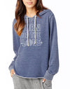 Women's Turn Up the Love French Terry Pullover Hoodie - Breathe in Detroit