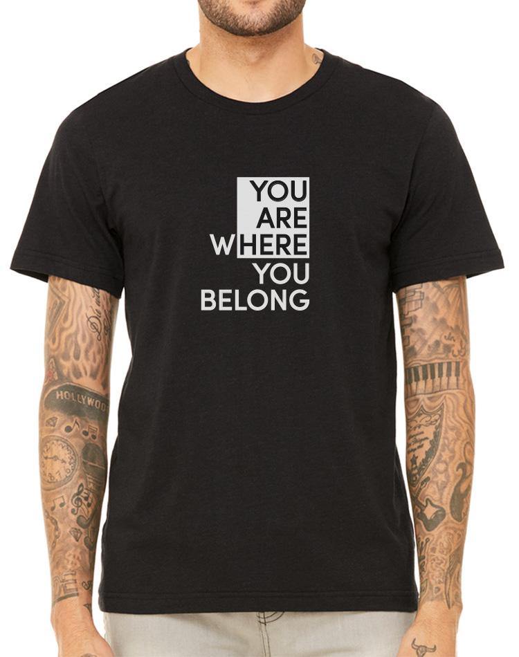 Unisex You Are Here Triblend Tee - Breathe in Detroit