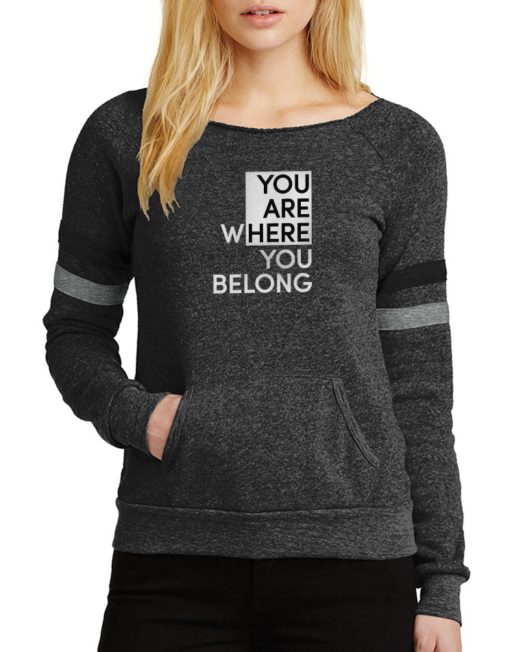 Women's You Are Here Maniac Sweatshirt - Breathe in Detroit